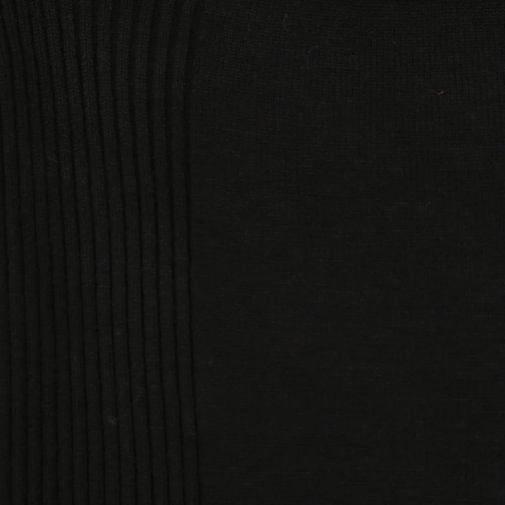 LULUS - Black Ribbed Square Neck Sweater Top - Womens - Size S - Picture 8 of 8